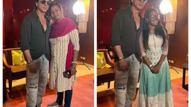 دیدار شاهرخ خان با هواداران